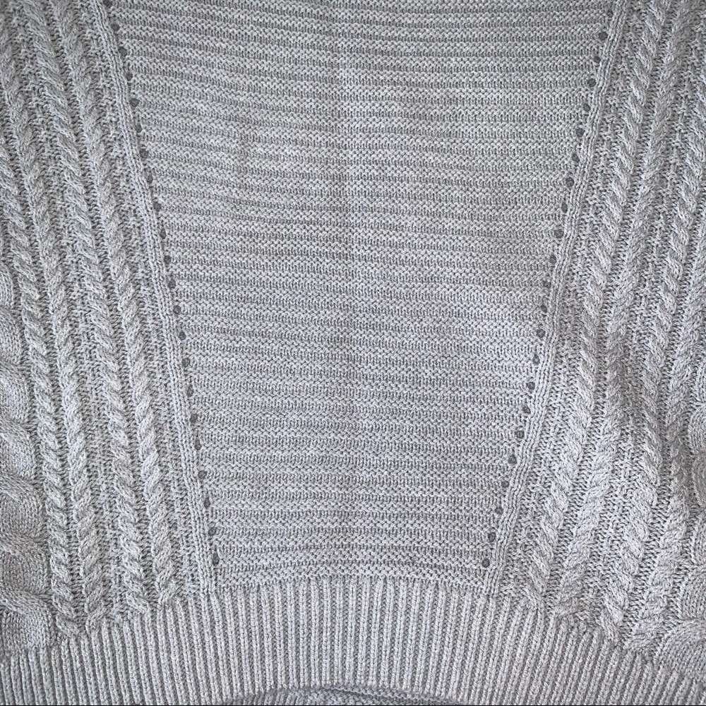 CASLON Cable Knit Texture Knit V-neck Sweater - Picture 7 of 10